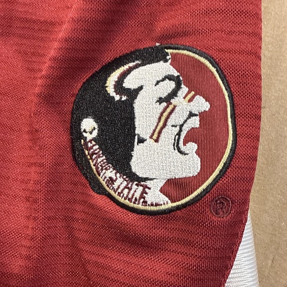 Florida Seminoles Shorts, Men Small Red Lightweight Athletic Gym - Picture 6 of 7